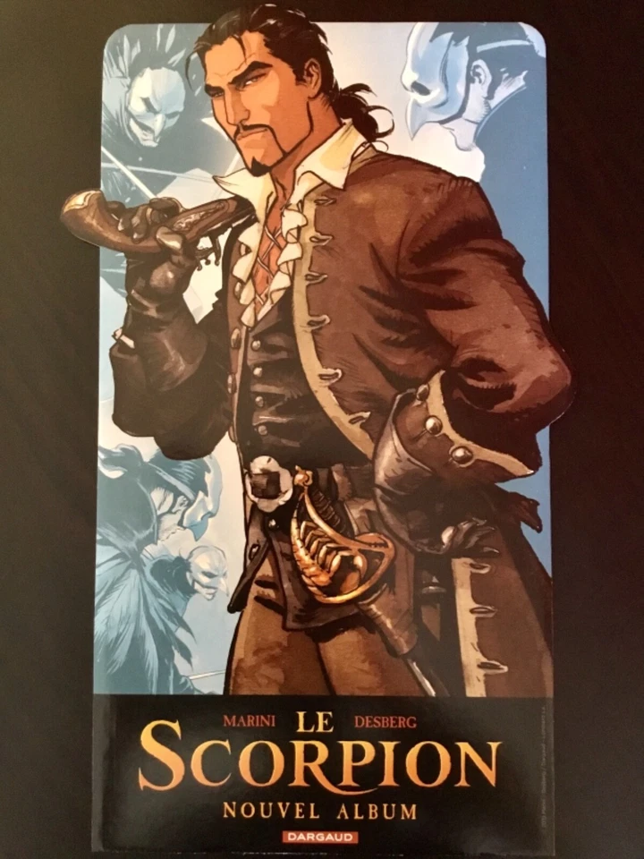 LE SCORPION - Silhouette PLV Affiche - Marini et Desberg - Photo 2/3