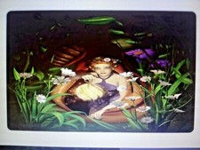 Ambesonne Fairy with Lantern  Wall Hanging Ta...