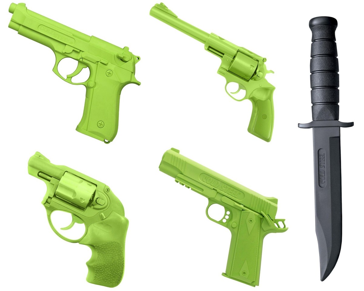 希少 COLDSTEEL トレーニングガン グリーン 樹脂トイガン Cold Steel® Rubber Training Guns and Knives, choice {*}