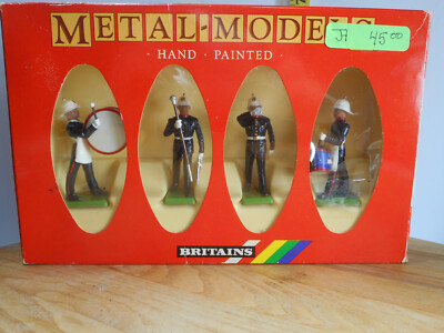 Britains Toy Soldiers set 7203 Royal Marines Drums and Bugles Set