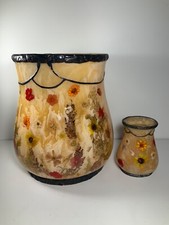 Vintage Fresh Field Market Lucite Trash Can  Toothbrush Holder