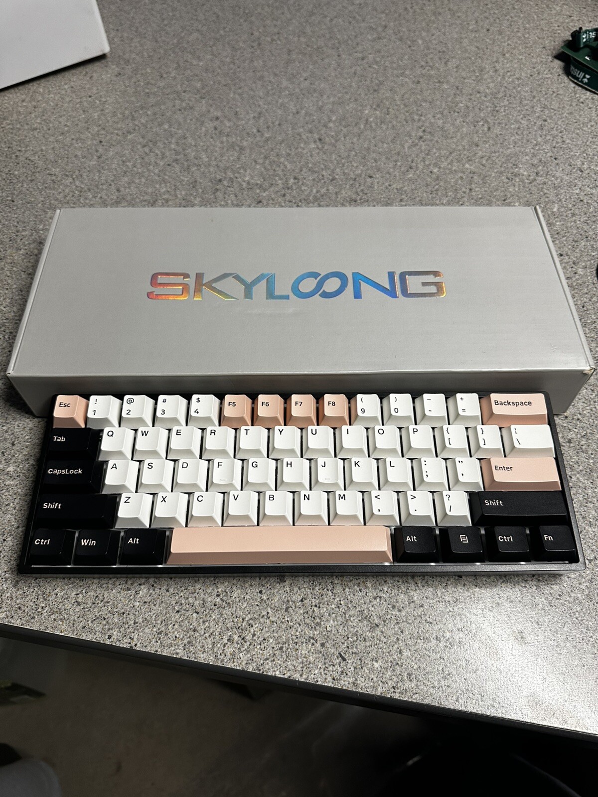 Custom 60% RGB Gaming Mechanical Keyboard with Gateron Silent Black Ink Switches-image