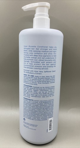 New Regis Designline Super Brunette Color Enhancing System Conditioner 1 Liter - Picture 5 of 6