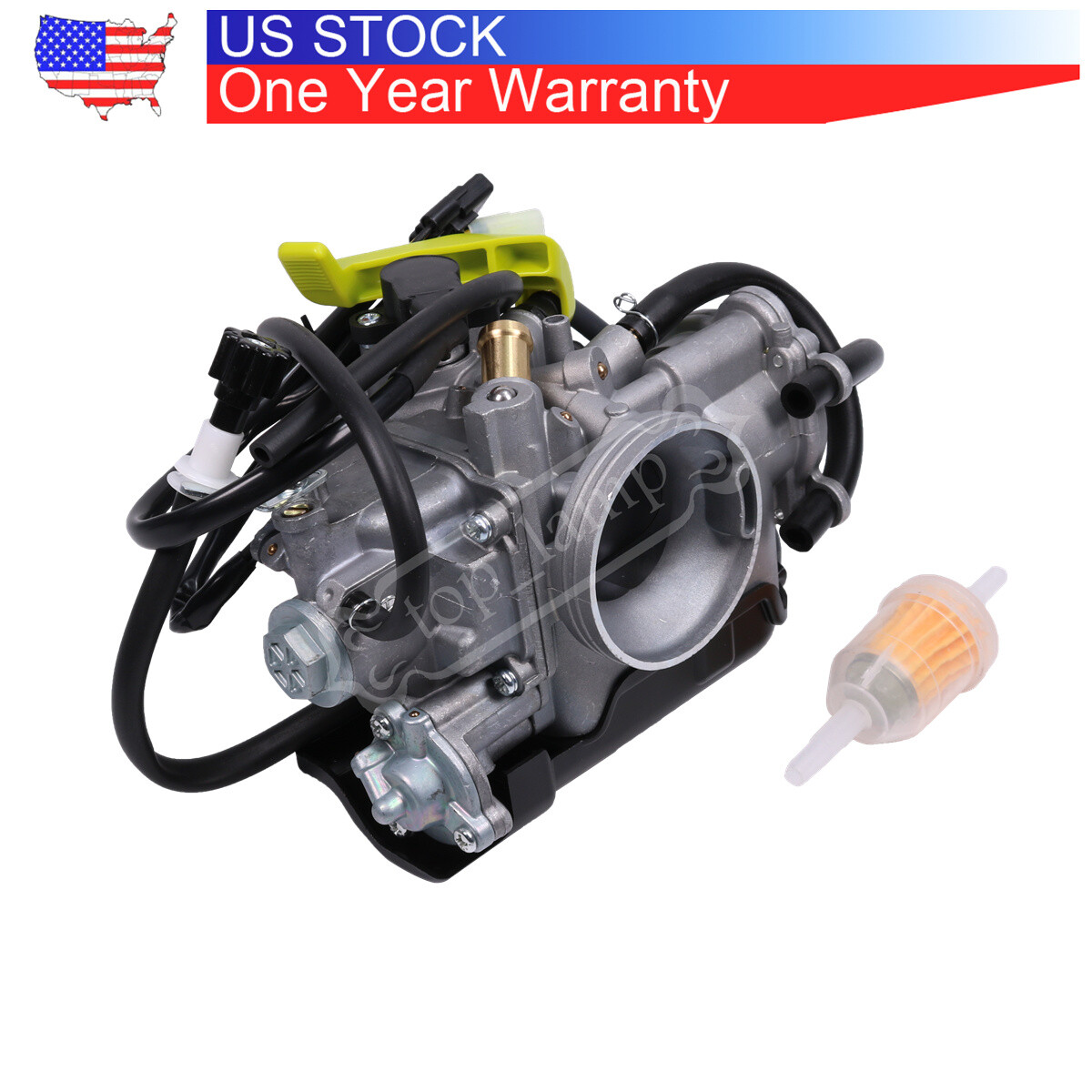 Honda 16100-HP1-673 Carb Carburetor Replacement For Honda TRX450R Sportrax  450 2004-2005 - Includes Fuel Filter \u0026 Spark Plug Carb Replacement With  Filter Spark Plug, image size:1200x1200