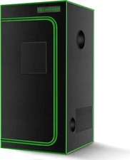 2X2 Grow Tent, 24"X24"X48'' High Reflective 600D Diamond Mylar Canvas with Obser