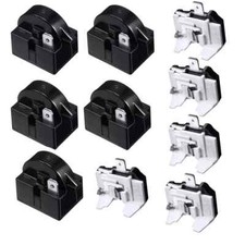 Refrigerator Compressor Relay Overload Kit - 5 Sets, PTC Starters Protectors