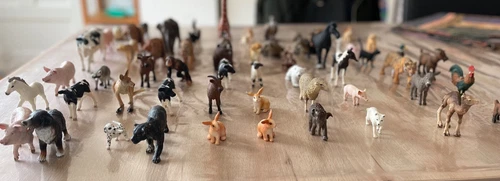 Schleich Tiere Konvolut 60 Tiere