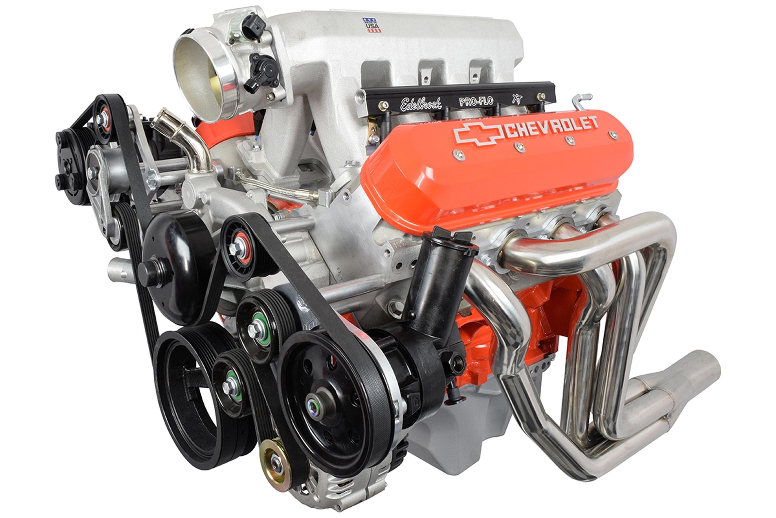 ICT+Billet+LS+Truck+Spacing+OEM+Fox+Body+Power+Steering+Alternator