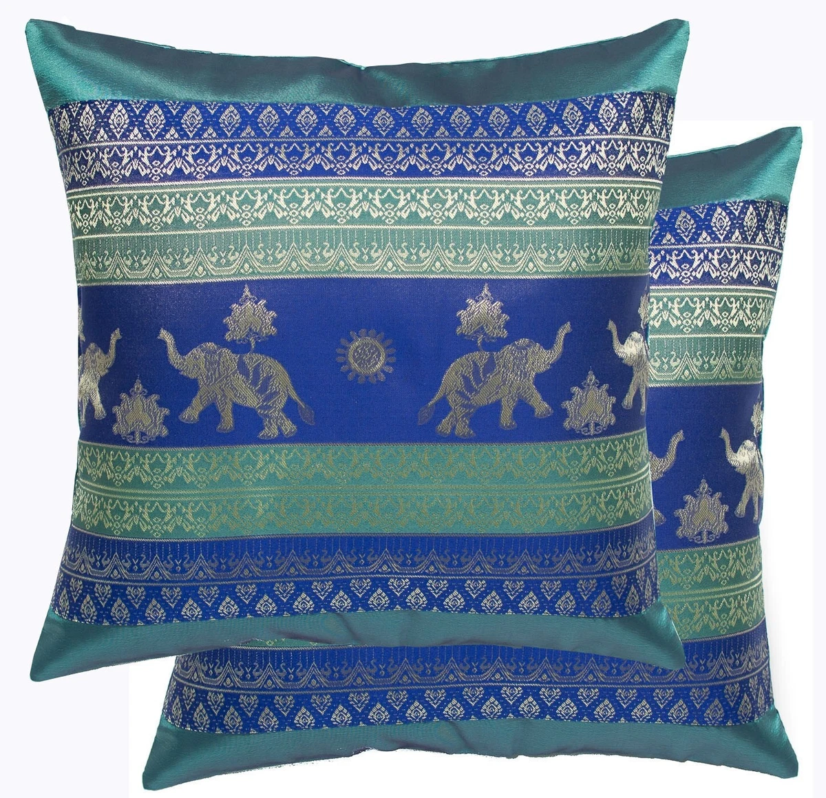 Fundas De Almohada Rojas Y Negras De 16 X 16 Pulgadas, Juego De 2