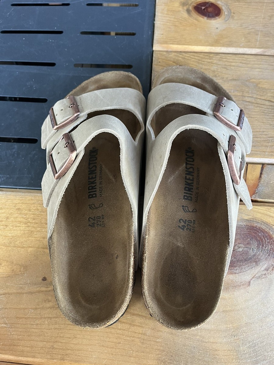 使用1回 BIRKENSTOCK アリゾナ Regular 42 Birkenstock Arizona Regular BirkiBuck White 42 EU 9 US - NEW