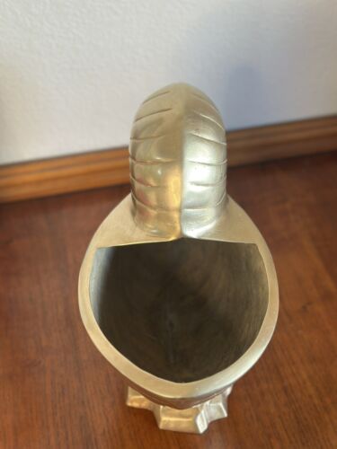 Solid Brass Fibonacci Nautilus Shell, Golden Ratio 10” x 9” x 6” Polished - Picture 8 of 13