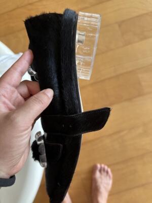 Simone Rocha fur slides maryjanes 革靴 38 Simone Rocha fur slides maryjanes leather shoes 38 | eBay