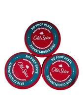 Lot Of 3-Old Spice No Poof Paste, 2.22 oz Med-high Hold
