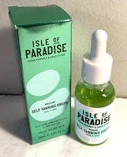 New Isle of Paradise Self-Tanning Drops Let it Glow ~ MEDIUM ~ / 1.01 Fl Oz