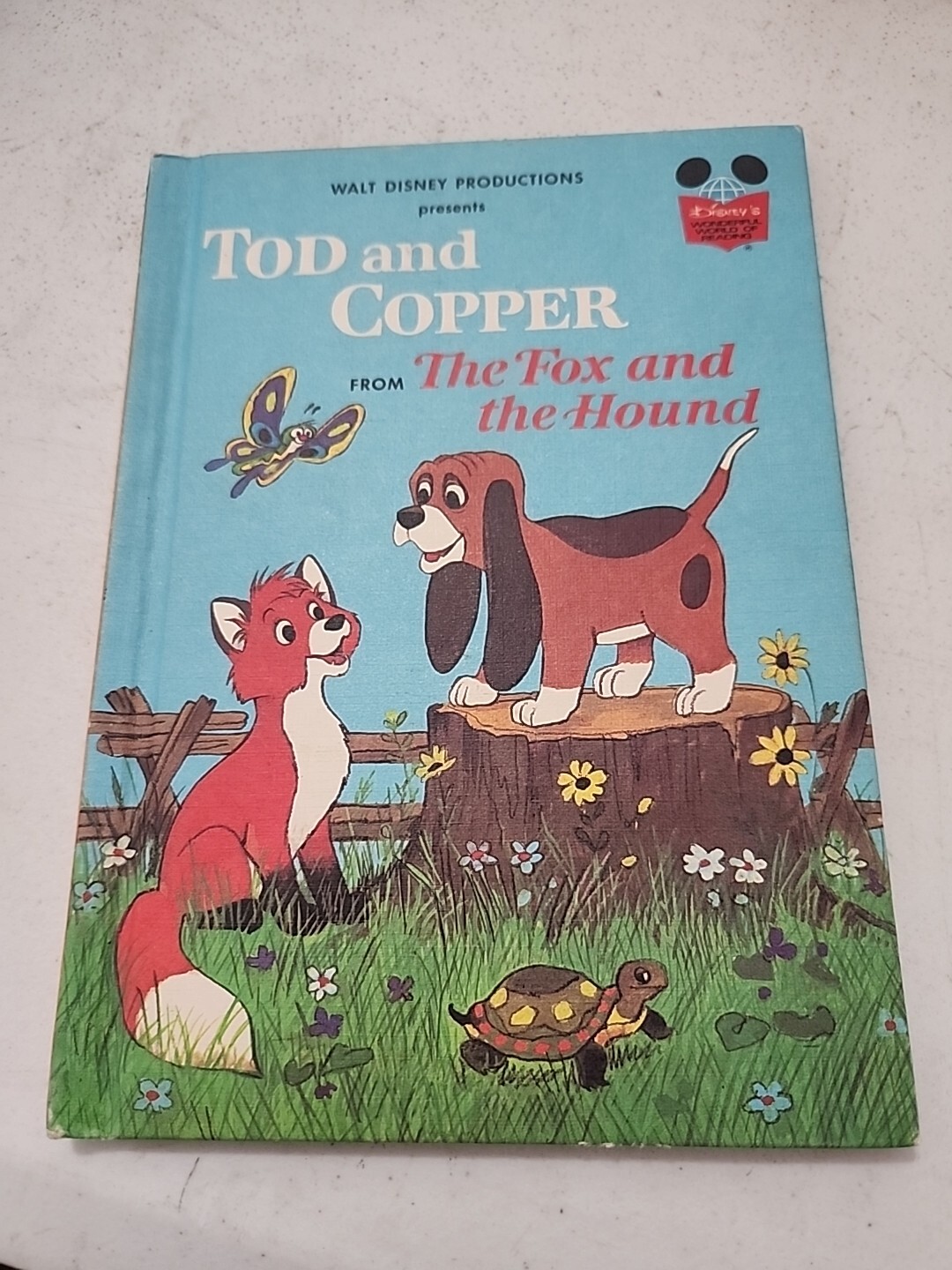 Walt Disney's Tod and Copper From The Fox & The Hound (1981, Hardcover ...