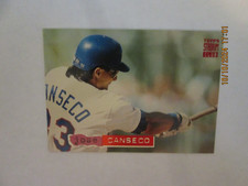 JOSE CANSECO RANGERS 1994 TOPPS STADIUM CLUB BASE CARD #171