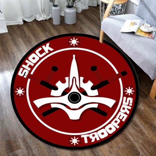 Star Wars Room Floor Mat Circle Round Carpet Anti-slip Chair Rug Mat - Bild 22 von 64