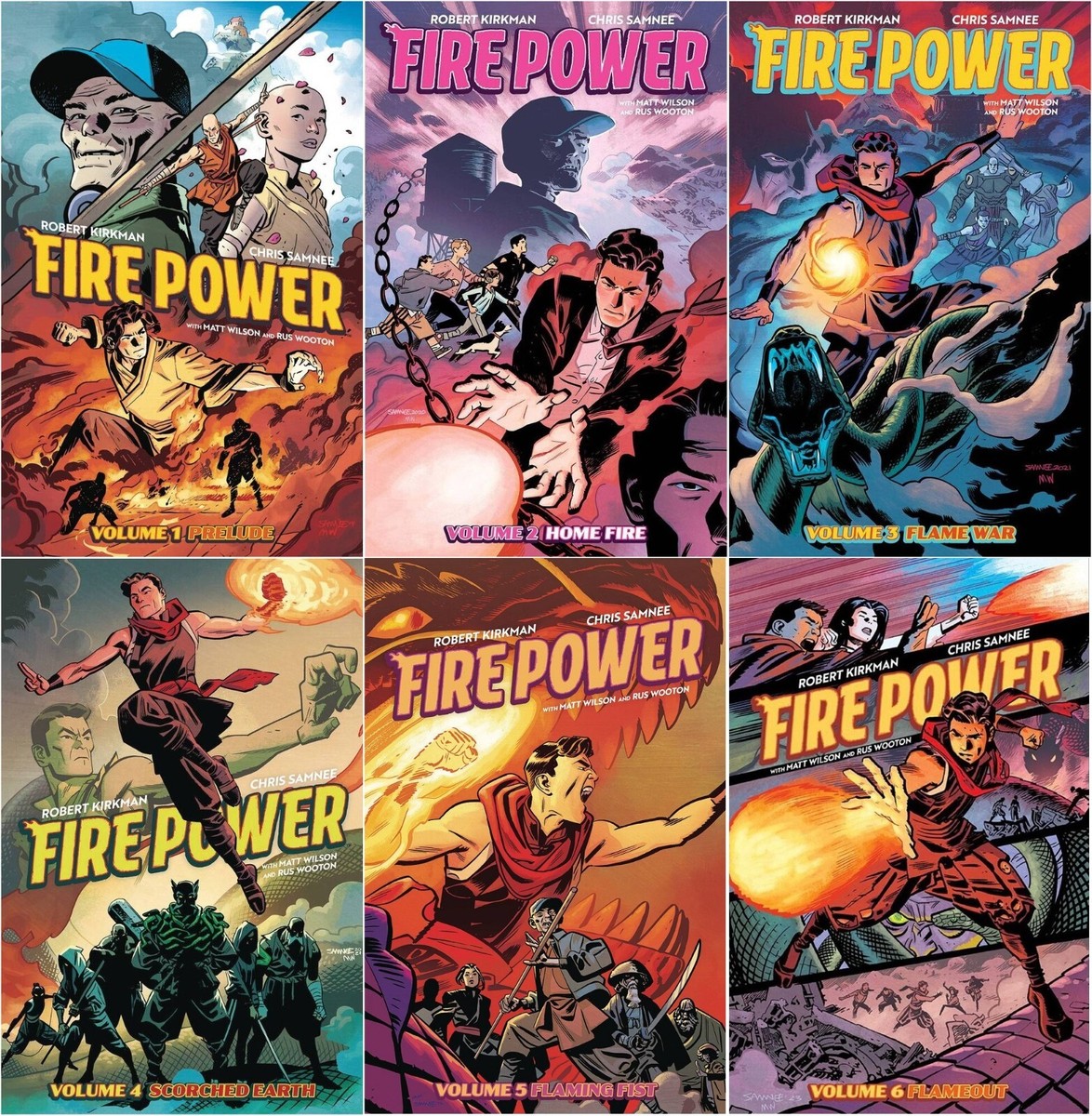 FIRE POWER TP - Select Vols 1-6 - Kirkman - Samnee - TPB - New