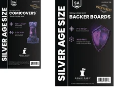 100 COMICARE SILVER BOARDS AND PE BAGS SET