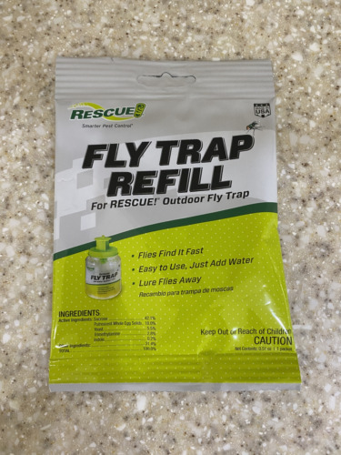 RESCUE Outdoor Non-Toxic Reusable Fly Trap Attractant Refill: Eco-Friendly Traps - Picture 1 of 4