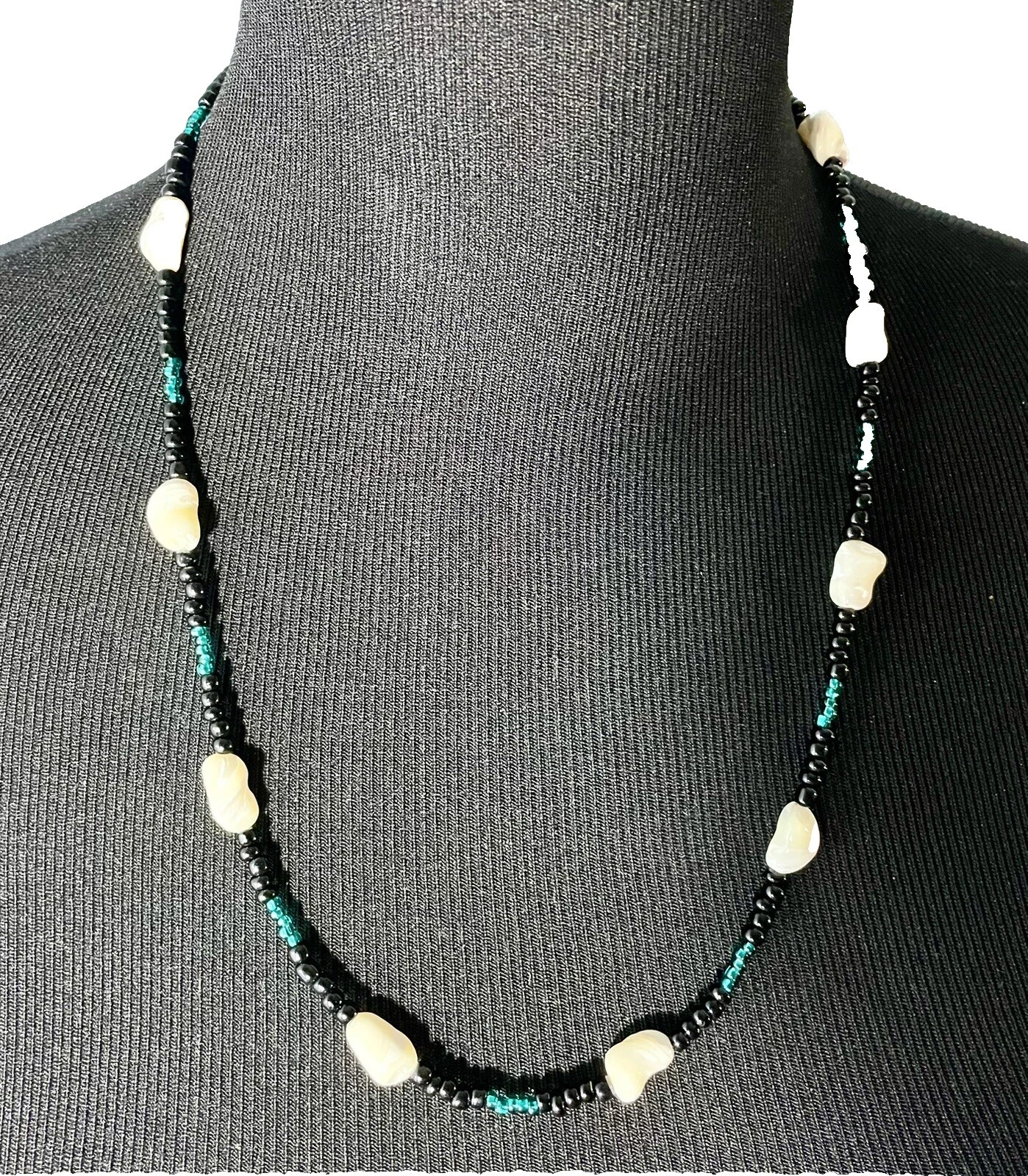 Joyas de Shell Negro Sin Piedra para hombres