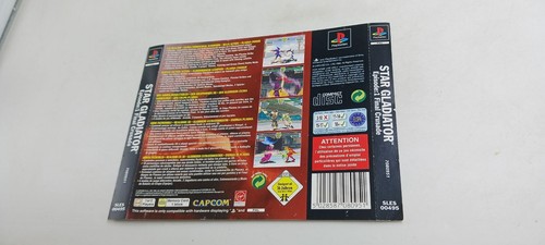 Jaquette arrière officielle Jeu Sony Playstation 1 PS1 Star Gladiator - Photo 1/2