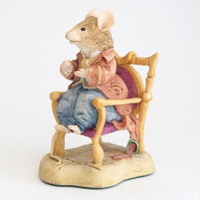 Brambly Hedge Lord Woodmouse in a Chair - BH22 - Boxed - Border Fine Arts