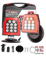 Wireless Trailer Lights, Magnetic LED Trailer Lights with Adjustable Bracket,