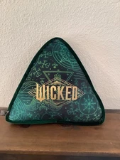 Wicked Plush Black/Green/Gold Velvet Pillow Elphaba Brand New!