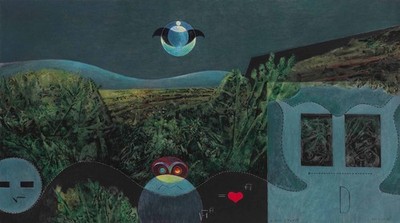 Max Ernst : The Phases Of The Night : Surreal Moon Landscape Dream Scene Print