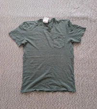 Jungmaven Baja Pocket Tee Sz. Medium Hemp Cotton Blend Forest Green Unisex