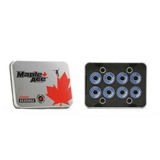 608-2RS Skateboard, Inline Roller Skate, Scooter 8 Bearings Blue Rubber Sealed