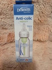 Dr. Brown's Natural Flow Anti-Colic Options Narrow Baby Bottle, 4oz