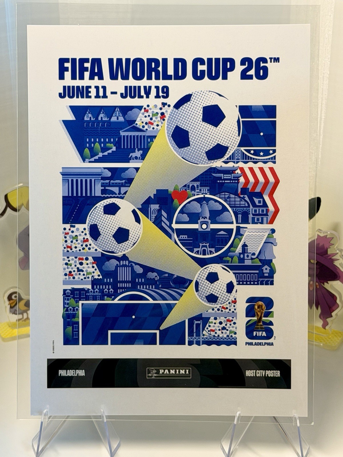 Panini Official FIFA World Cup 2026 Host City Poster Card Philadelphia