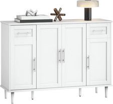 Mobile Soggiorno, Credenza Soggiorno Con 2 Cassetti E 3 Armadietti Con Ripiani R