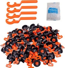 300Pack Wall Floor Tile Leveling System Kit Reusable Tile Leveler Spacer +Wrench