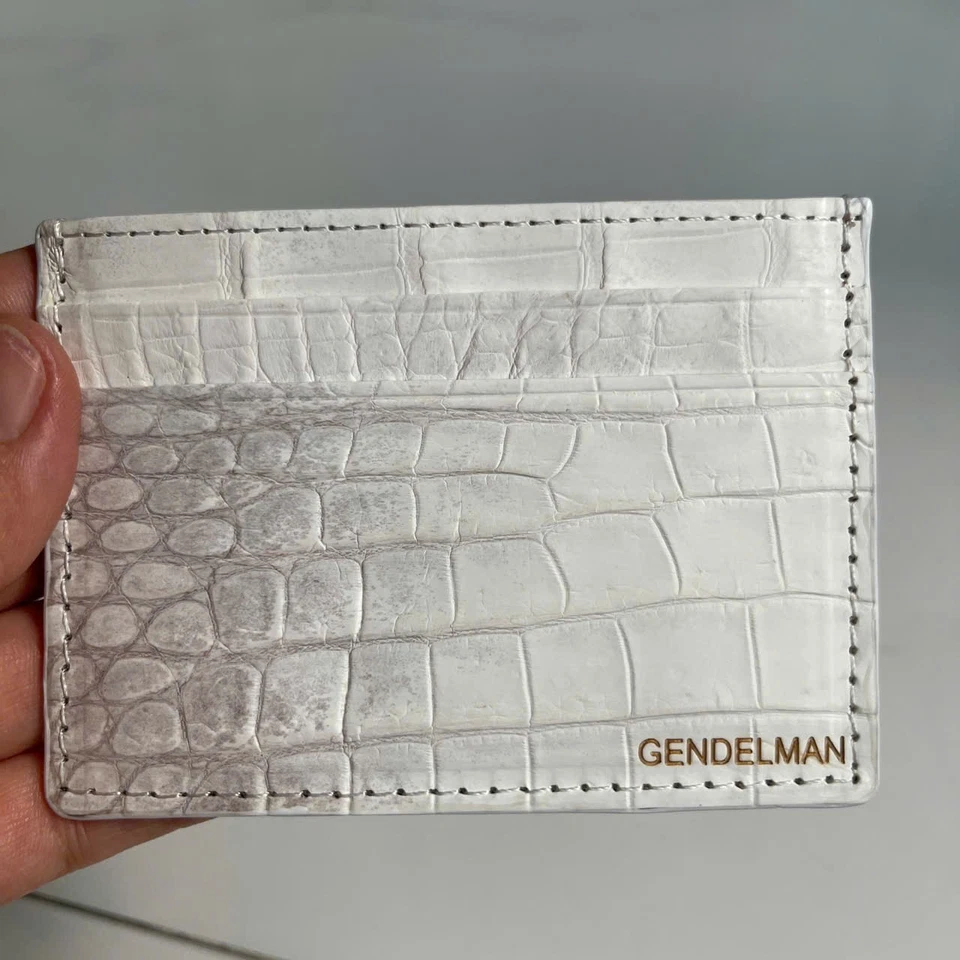 100% Genuine Doubleside  Leather Skin Card Holder-Handmade Money clip, engraved, - Image 4 of 4