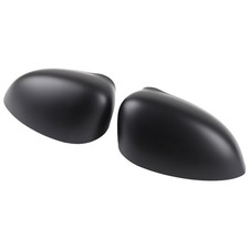 Passend Für 2009–2023 Fiat 500 Abarth 595 Außenspiegelkappen Matte Schwarz