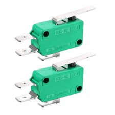 uxcell 2PCS KW3-OZ 16A 125/250VAC SPDT NO NC Hinge Lever Type Micro Limit... 