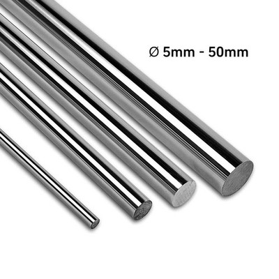 Linearwelle Ø 5mm-50mm Welle 100-300mm Achse gehärtete Präzisionswelle Chrom CNC