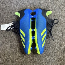Adidas X 18.3 FG Soccer Cleats Men's US Size 8 DA9335 Blue/Yellow