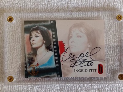 INGRID PITT Hammer HA10-B1 Signed Autograph Binder Exclusive Card Strictly 100