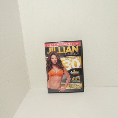 Jillian Michaels RIPPED IN 30 (DVD-2011) Four (24-Minute Workouts, Widescreen)