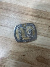 100 Years of Liberty Belt Buckle Statue of Liberty Sterling Numbered