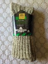 Vintage NWT Wigwam Outdoor El-Pine Wool Blend Socks Size 9-12 Made in USA 1980s
