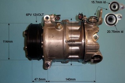 AutoAir Aircon Compressor 14-2067P For Jaguar F-Pace X761 3.0