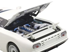 Autoart AA70978 Bugatti EB110 GT White 1/18 Diecast Model Car