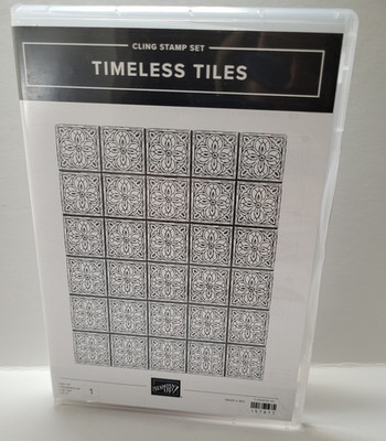 Stampin' Up! - Timeless Tiles Cling Stamp Set *Retired*