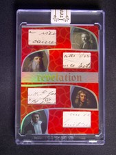 2025 Eternal Revelation Albert Einstein/Isac Newton 4 Relic Red /25