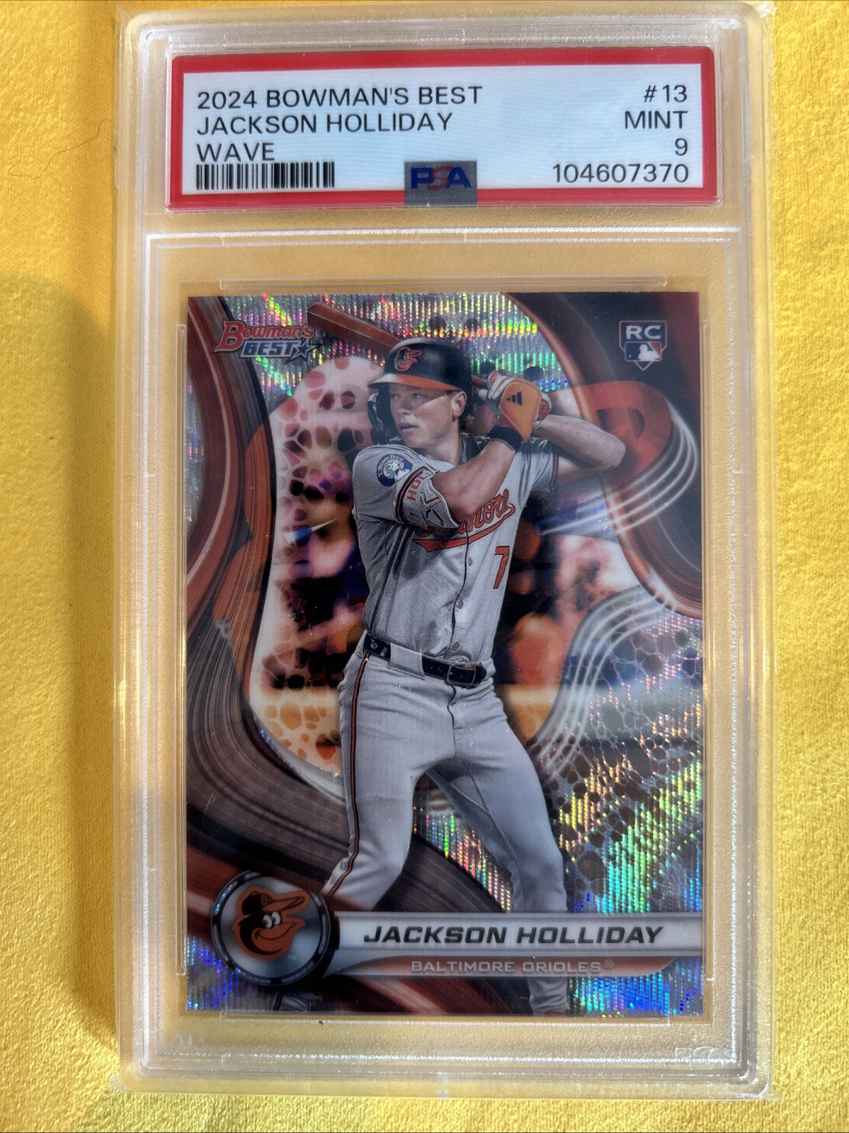 2024 Bowman's Best - Jackson Holliday #13 Wave Refractor (RC)